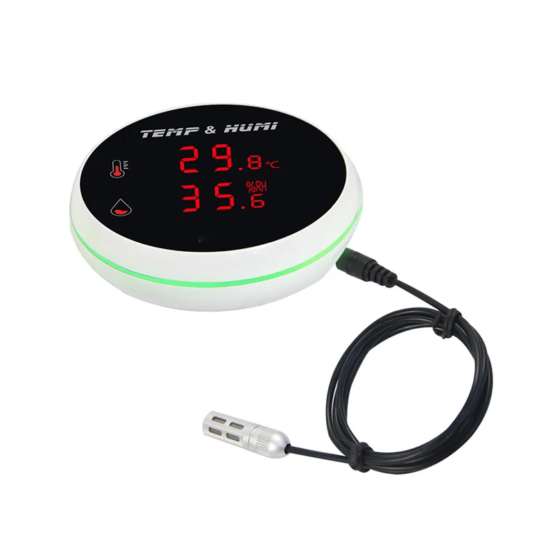 Tuya WIFI Sensores de temperatura y humedad inteligentes Hogar