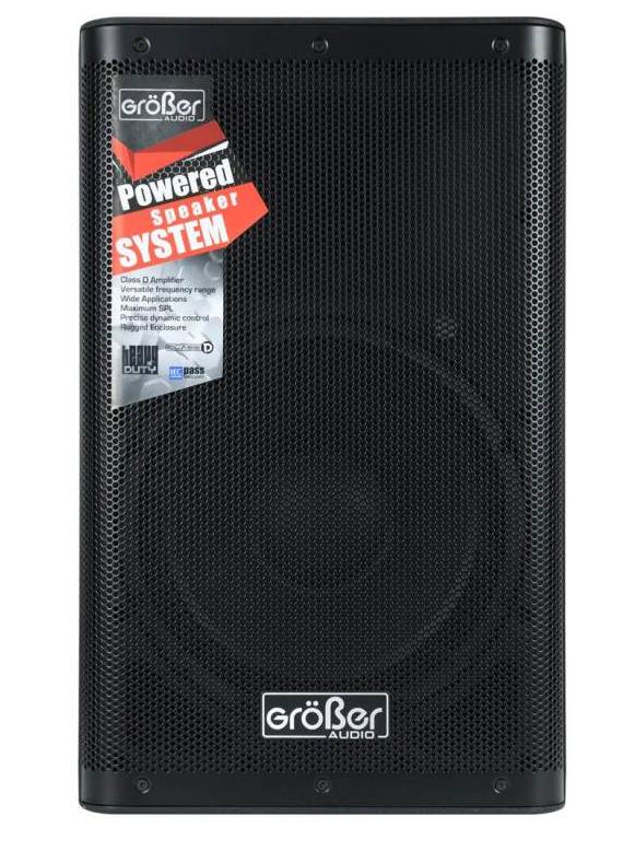 Parlante amplificado Grober activa advanta next-serie DSP BT 10  500W NEXT-10A