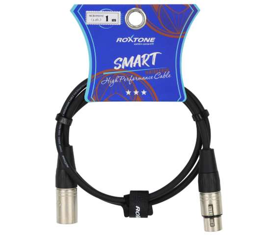 Cable de audio Roxtone 1 Plug Canon X 1 Plug Canon 1 metro