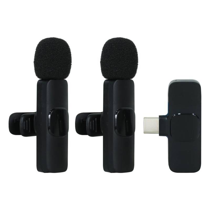 MICROFONO SOLAPA INALAMBRICO DOBLE TIPO C K32-C