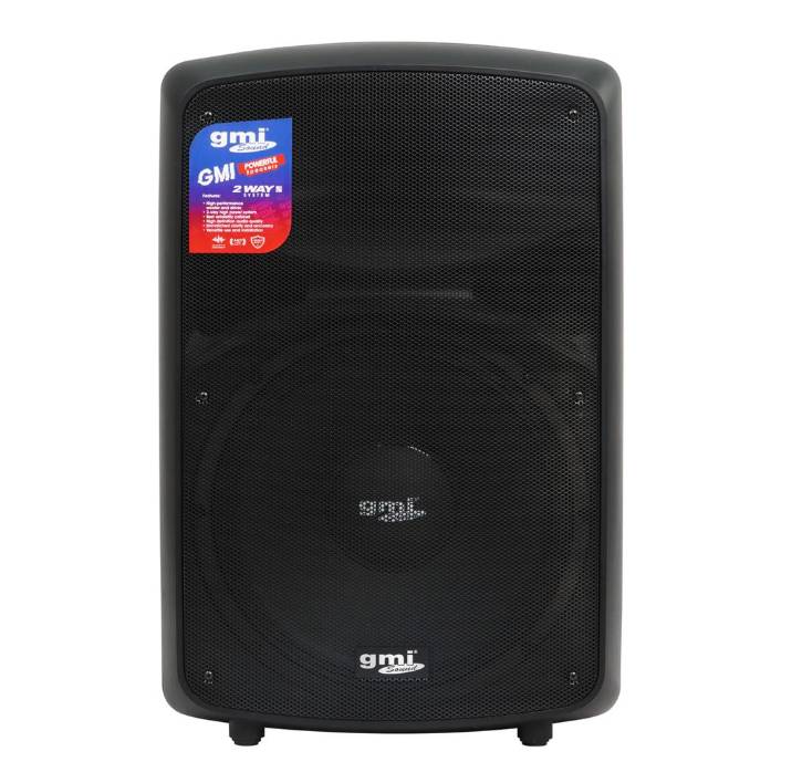 Parlante caja activa GMI sound  lite series con usb/dsp/bt 15 pulgadas 400w gmi-lt15