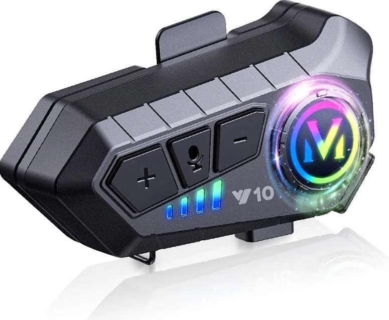 Intercomunicador de Moto para casco bluetooth V10 FM