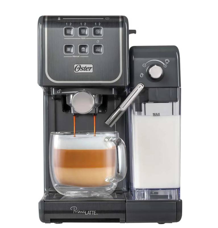 Cafetera Oster 1170w primalatte automática expreso capuchino  1.4 litros BVSTEM6801M013
