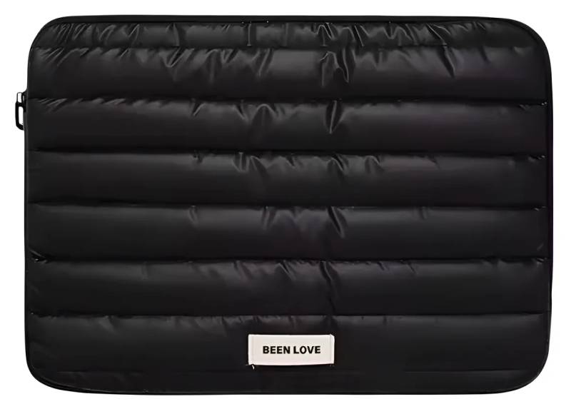 Estuche para laptop 14 pulgadas con cremallera negro