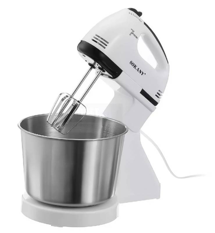 Batidora eléctrica Sokany 250W con pedestal LMY25-7-SK