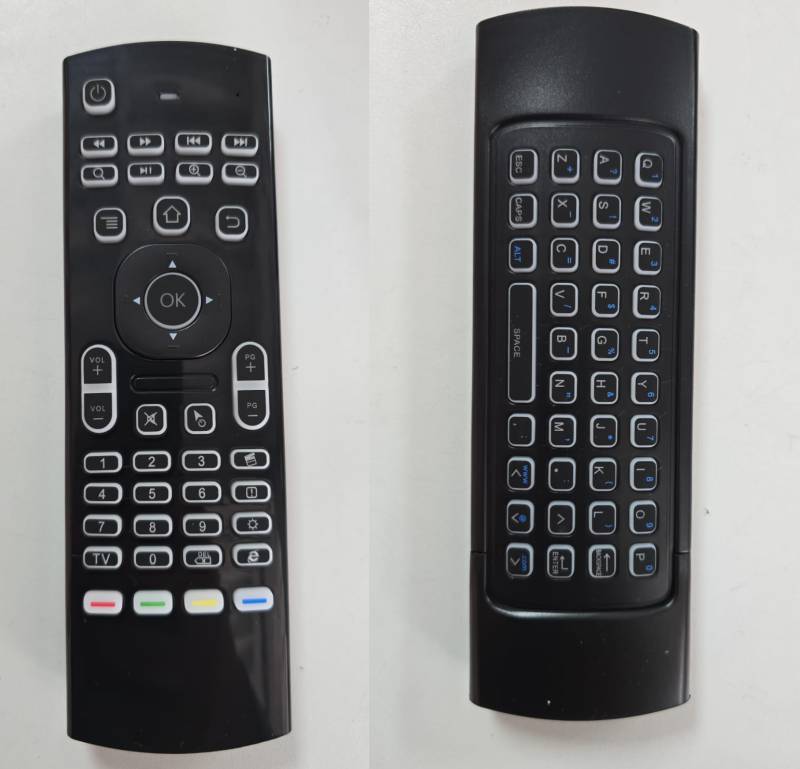 Control remoto Air Mouse  para Tv Box + Teclado Retroiluminado