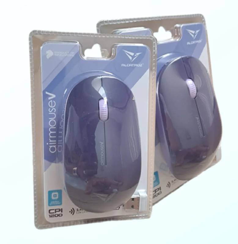 Mouse Alcatroz airmouse v usb 2.4g inalámbrico 1200 DPI morado