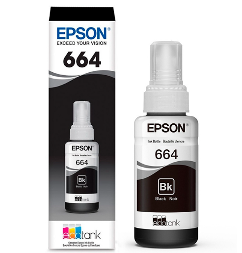 Tinta Epson ecotank 664 negra