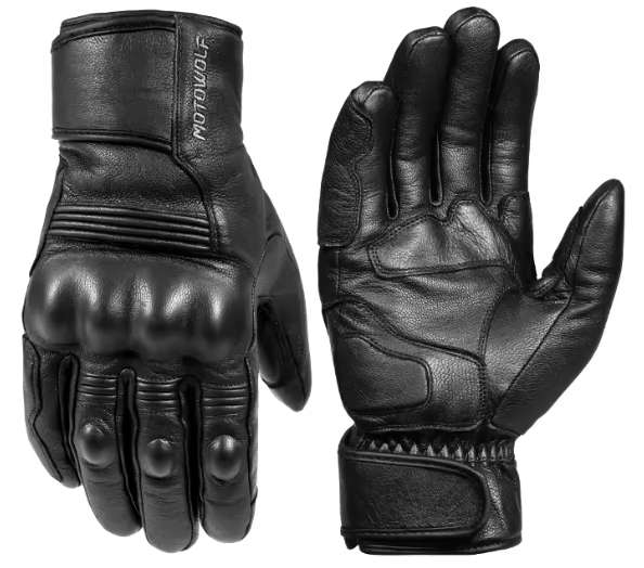 Guantes ciclismo Motowolf talla L color negro