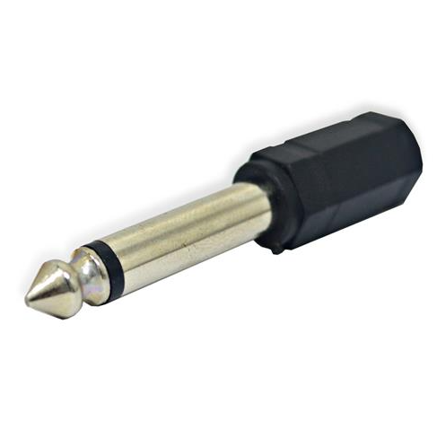 Adaptador audio jack 2.5 x plug 6.3 mn  