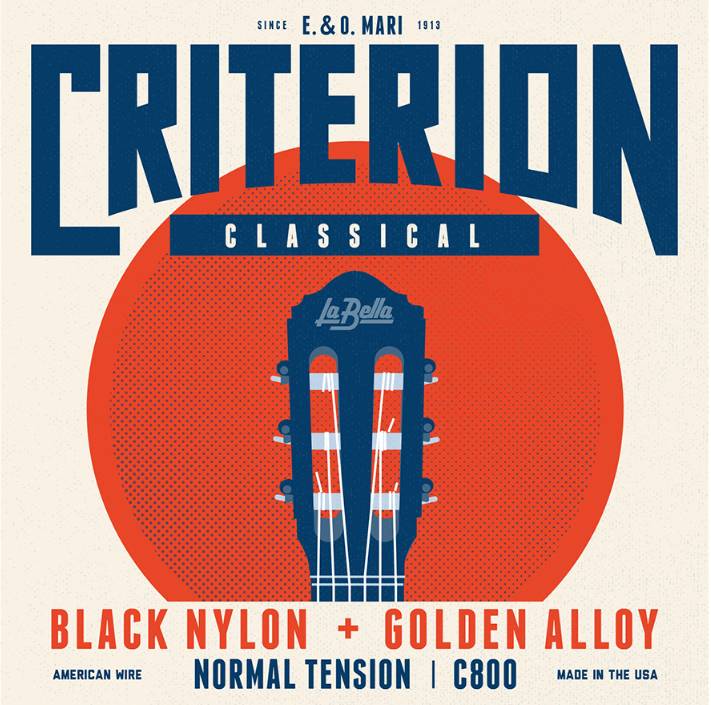 Juego De Cuerdas De Guitarra La Bella Criterion C800 Nylon