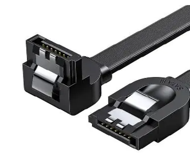 Cable de datos UGREEN sata 3 en Angulo 0.5m negro