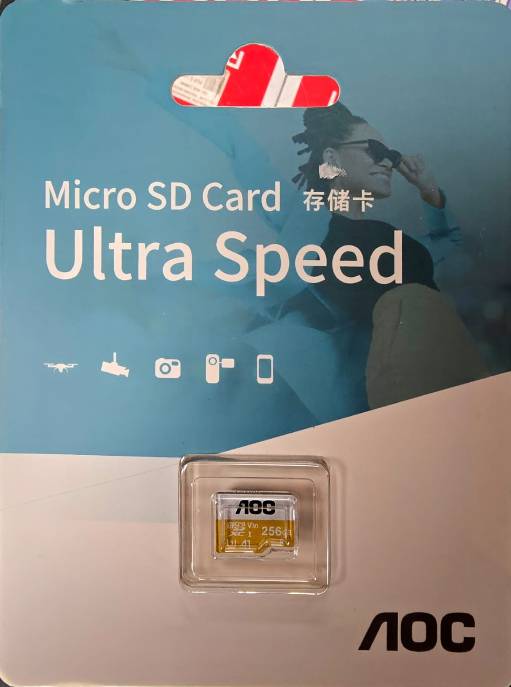 Memoria micro SD AOC 256gb A1 clase 30