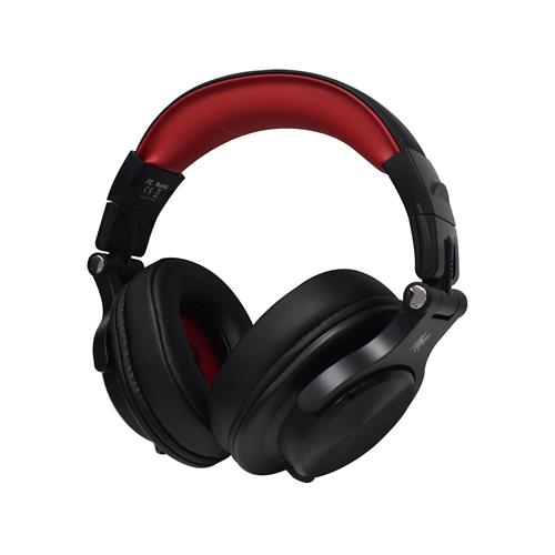 AUDIFONO ONEODIO P/DJ GRANDE C/MIC ROJO FUSION-A71-RD