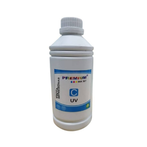 Botella de tinta Premium cyan 1 litro