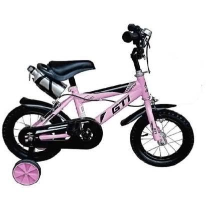 Bicicleta gti Niña aro 12 morado Especial con canasta tomatodo