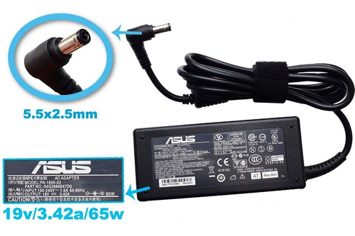 CARGADOR LAPTOP ASUS 19V 3,42A 65WKA8015AS 08-01-072