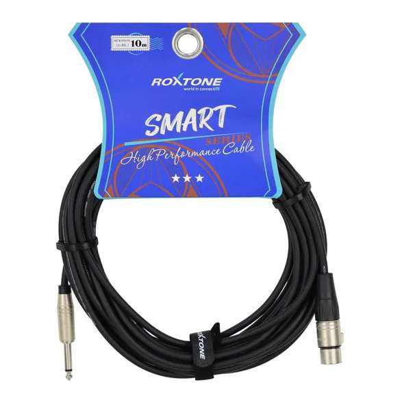 Cable de audio Roxtone 1 Plug 6.3 MN X 1 Plug Canon 10 metros