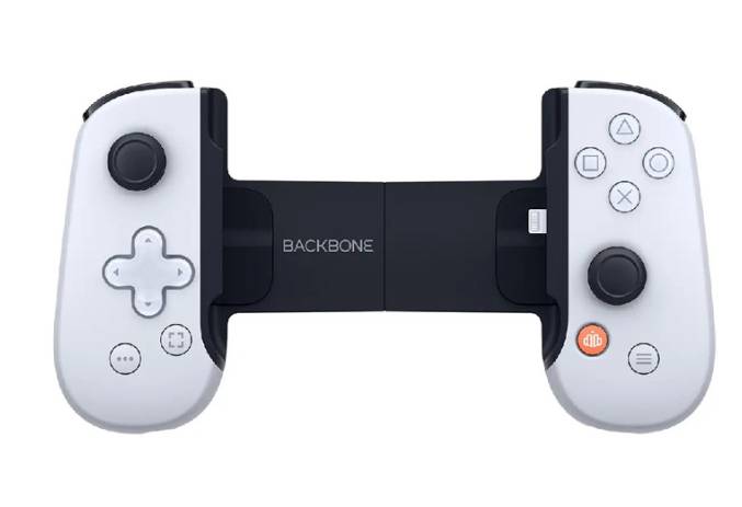 Palanca de juego Sony para celular puerto Lightning Iphone Backbone one playstation edición blanco