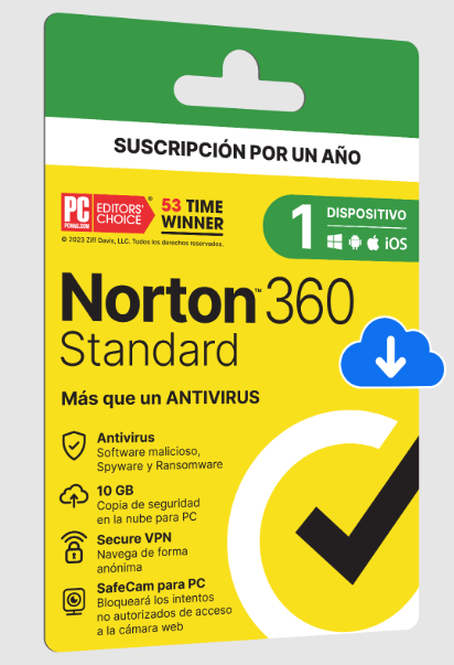 LICENCIA STANDAR ND ANTIVIRUS  360 10GB LA 1