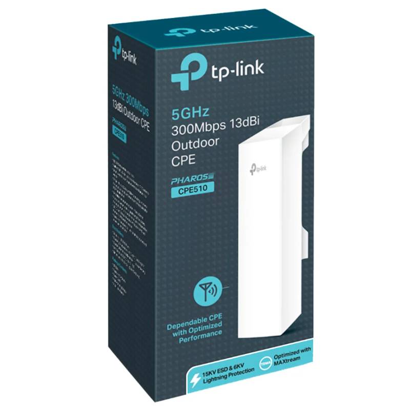 Antena Tp-link 2.4ghz exterior 300mbps 12 dbi 2x2 mimo optimización 13 km
