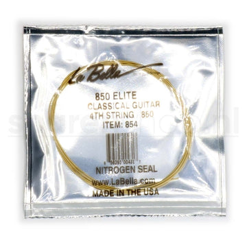 Cuerda para Guitarra Acustica Numero 4  Nylon  La Bella C804