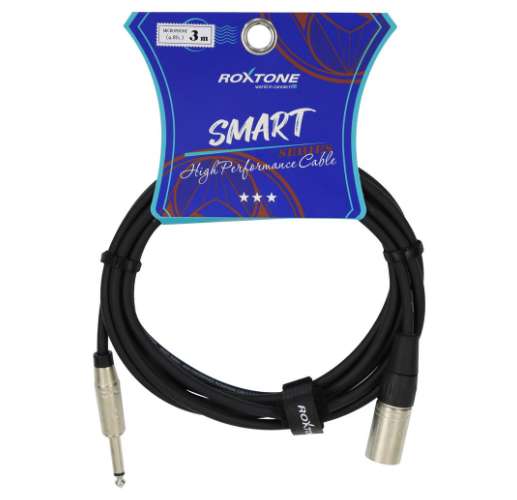 Cable de audio Roxtone Plug 6.3 A Canon XLR 3mt 