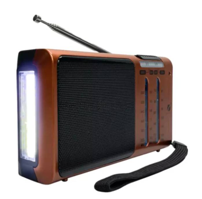 Radio Analógico Con Bandas FM/AM ktf1472 linterna recargable