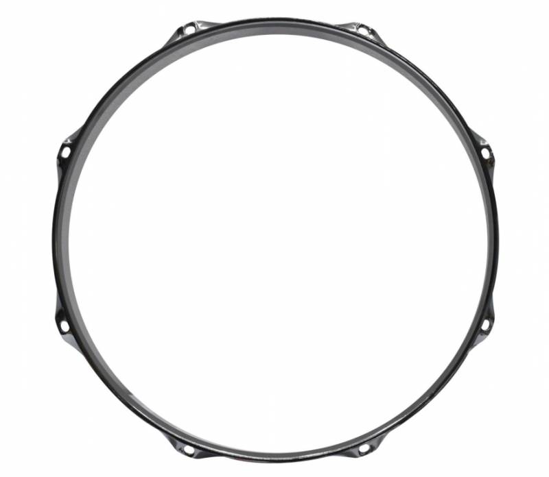Aro para redoblante plateado 14 pulgadas 8 agujeros HP14-8s/2.0