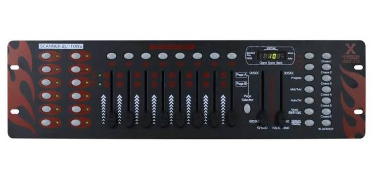 Controlador American Xtreme DMX 16 CANALES DMX-512