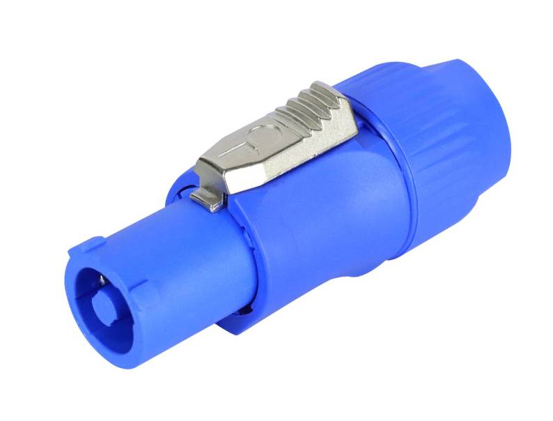 Adaptador plug Grober audio ac powercon 20A azul (IN) 