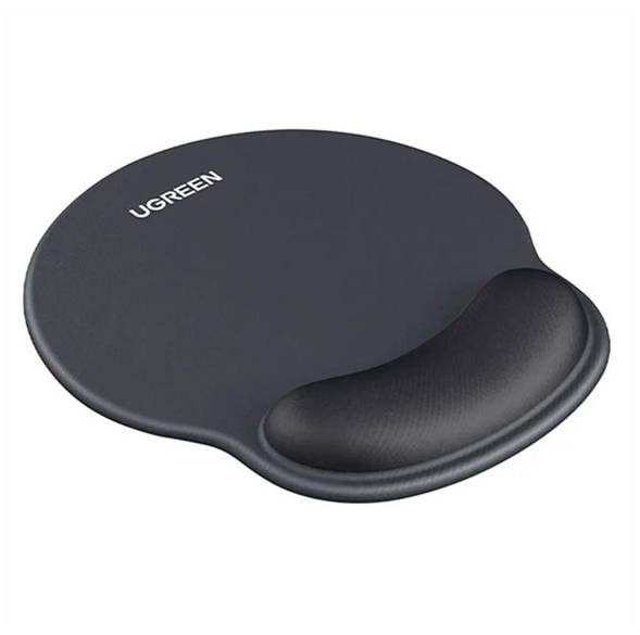 Mouse pad UGREEN ergonómico con gel lp668 negro