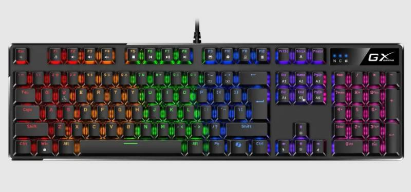 Teclado Genius gamer Scorpion K12 mecánico RGB
