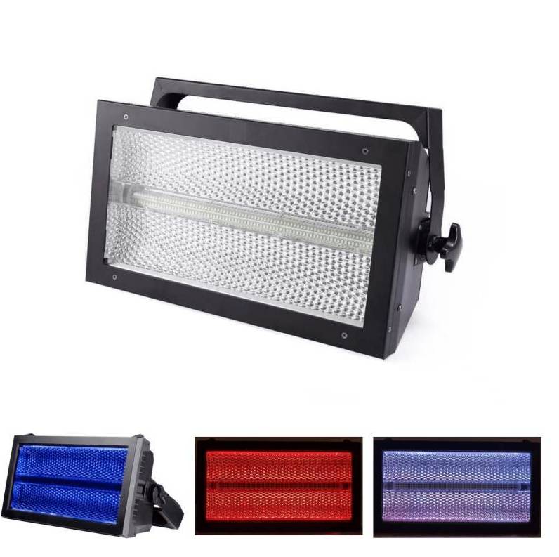 Luz LED Estroboscópica 3000w Strobe DMX RGB Flash 