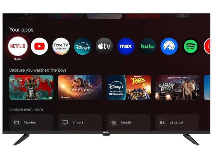 Televisor smart Philips  43 pulgadas Google tv 43GFS-FISDB