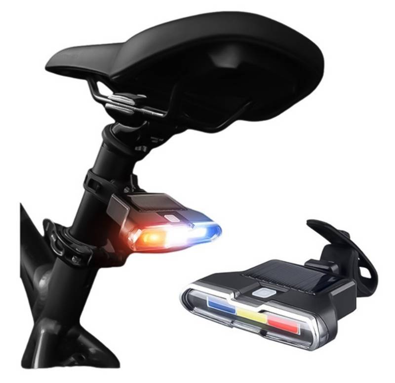 Luz estroboscópica solar para bicicleta señal V-1