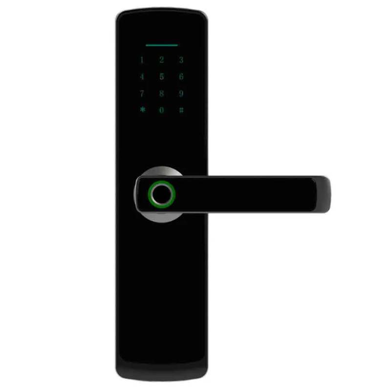 Cerradura digital RCA HF810-BLK Wi-Fi, Huella, Código, Tarjeta Magnética y Llave con Tuya smart