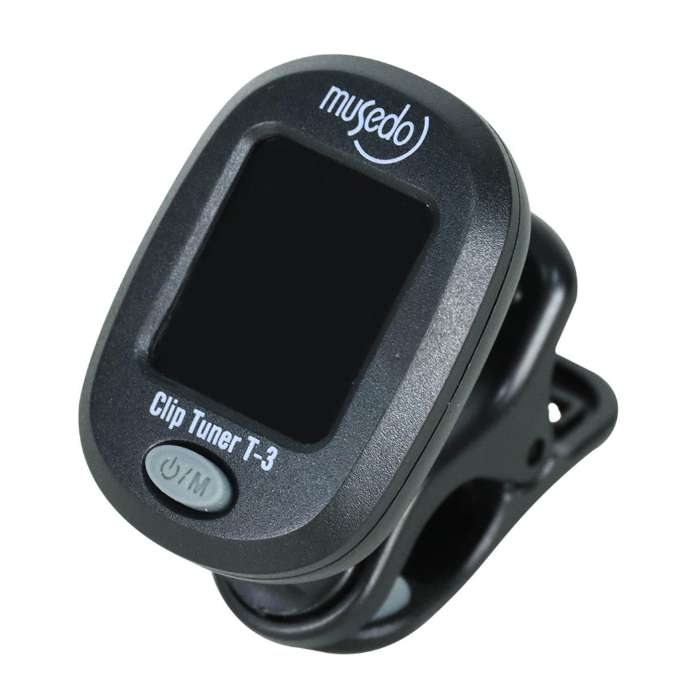Afinador Musedo tipo clip T-3 multi instrumentos auto off