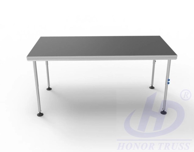 Plataforma Esenario de Aluminio de 1m x 2m Altura Ajustable 0.6 a 1M Honor Truss