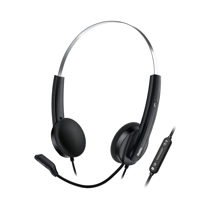 Audífono GENIUS HS-220U de diadema USB-C