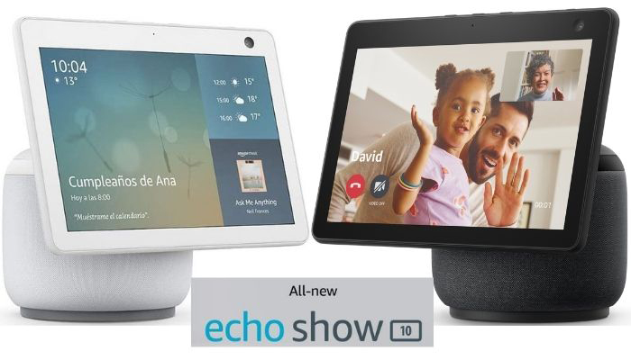 Pantalla inteligente HD Echo Show 10 con movimiento y Alexa