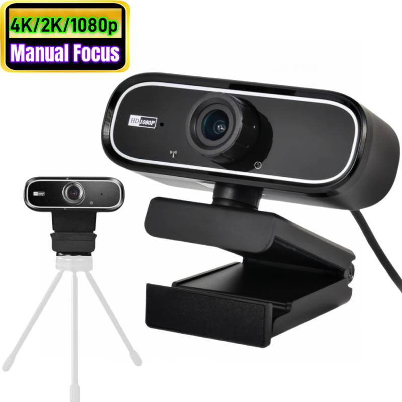 Camara Web 1080 con Microfono para Laptop PC Web Cam 2mpx 