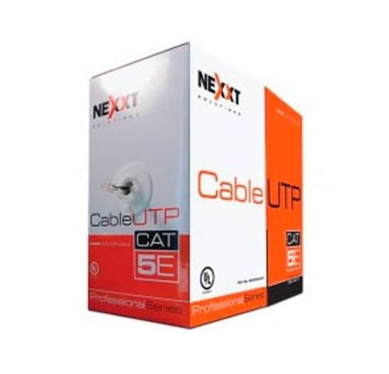 Rollo de cable de red Nexxt Cat5 UTP 4 pares 305MT