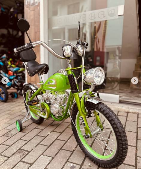 Bicicleta GTI aro 16 pandillera verde y03 b15016b