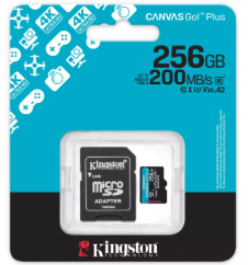 Memoria micro sd kingston 256GB 2000MB/S 