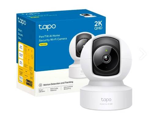 Cámara Tp-link tapo C222 360 grados 2K QHD detec.mov. IA hasta 512gb wifi