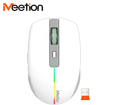 Mouse dual Meetion wireless MT-btm002 blanco 2.4 ghz BT