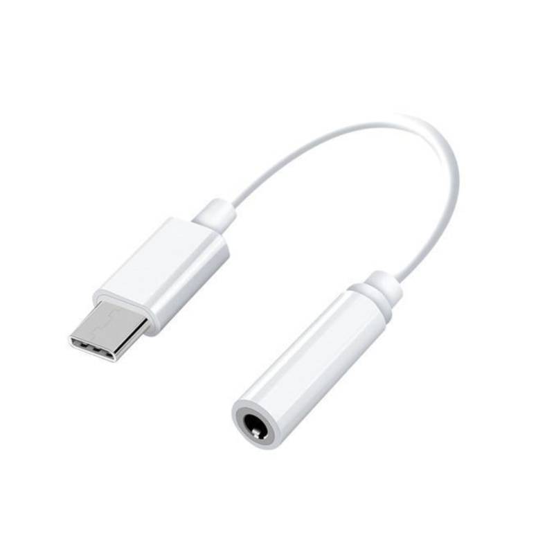 Adaptador de Tipo C a entrada  Auxiliar 3.5 para celular 