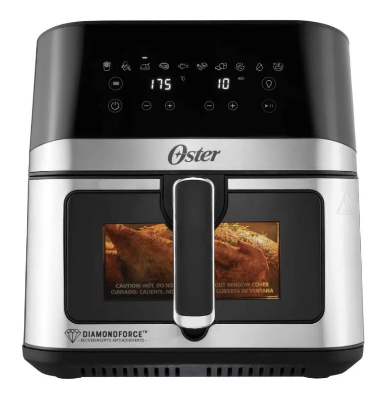 Freidora de aire Oster 1600W 7.5LT 10F digital modelo CKSTAF75WDSSDF-013