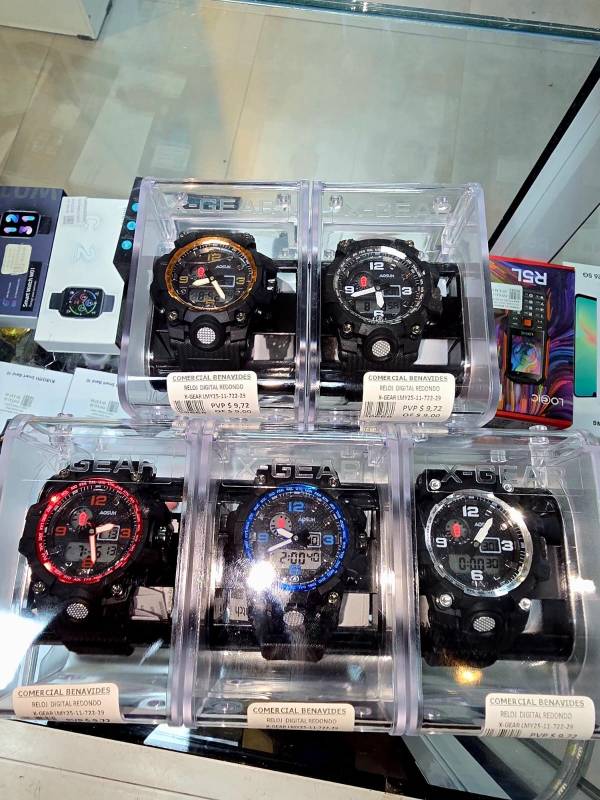 Reloj digital redondo deportivo Aosun con luz varios modelos